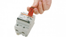 90851, Electrical Circuit Breaker Lockout;Fiberglass Reinforced Nylon;Red, Brady