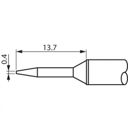 STTC-006, Soldering Tip Conical / Narrow 330 °C, Metcal