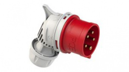 8015-6, CEE Plug TWIST 5P 2.5mm² 16A IP44 400V Red/White, PC Electric