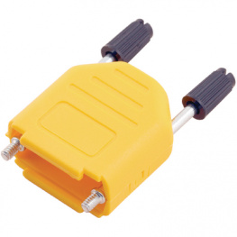 DPPK09-Y-K, Корпус: для разъемов D-Sub; D-Sub HD 15pin, D-sub 9pin; прямой, Encitech Connectors