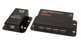 12.04.1101, USB 2.0 Extender over Ethernet, 4 Ports 50m, Roline