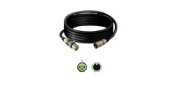 TK346, Audio Cable Mono XLR 3-Pin Socket - XLR 3-Pin Plug 6m, Tasker