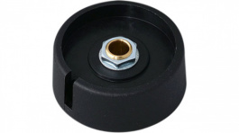 A3040069, Control knob with recess black 40 mm, OKW