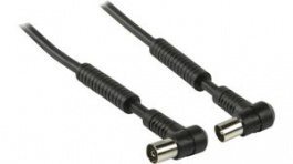 CSGP40120BK30, Coax Cable 120dB Coax Male - Coax Female 3m Black, Nedis (HQ)