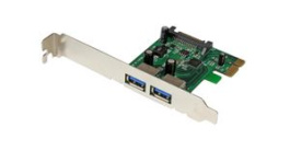 PEXUSB3S24, PCI Express USB-A Card Adapter with SATA Power, 2x USB 3.0, PCI-E x1, StarTech.com