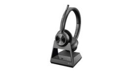 214777-05, Headset, Savi 7300, Stereo, On-Ear, 20kHz, Wireless/DECT, Black, Poly