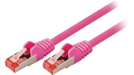 CCGP85221PK025, Network Cable CAT6 S/FTP 250mm Pink, Nedis (HQ)