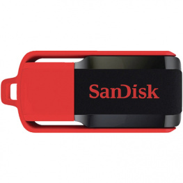 SDCZ52-004G-B35, USB Flash Drive Cruzer Switch 4 GB black/red, Sandisk