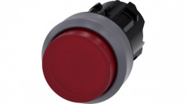 3SU1031-0BB20-0AA0, SIRIUS ACT Illuminated Push-Button front element Metal, matte, red, Siemens