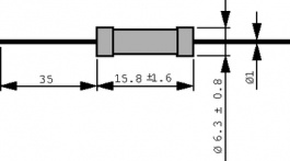 T3-10RFI, Wirewound resistor 10 Ohm 4 W +- 1 %, IRC / TT ELECTRONICS