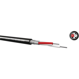 DIGIONE FRNC 2X0,14 MM2, Audio cable 2x0.14 mm2 black, Kabeltronik