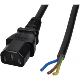 SP-230-25-S, Mains cable C13-Socket open 2.5 m, Maxxtro