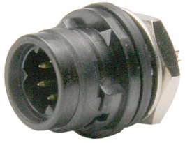 HR30-6R-6P(71), Гнездо; Разъем: круглый; HR30; "папа"; PIN: 6; push-pull; позолота, Hirose