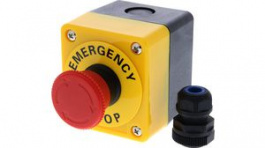 A22E-M-02B, Emergency Stop Switch 2NC IP65, Omron