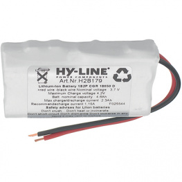 H2B179, Li-Ion-Battery 3.7 V 4.6 Ah, HY-Line