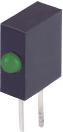 KM2520EH/1SGD, PCB LED 1.8 mm round green, Kingbright