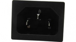 RND 465-00781, Inlet C14 Panel Mount Straight 10 A 250 VAC, RND Connect
