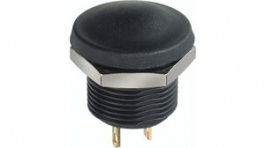 IXP3S02M, Pushbutton Switch, 1NO, Momentary Function, Black, APEM