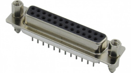 RND 205-00781, D-Sub socket, poles 25, 180deg./solder pcb tht, RND Connect