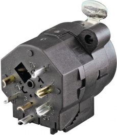 ACJC6S BULK, XLR 6Pblack, Amphenol