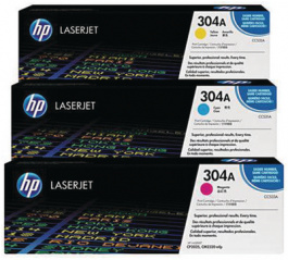 CF372AM, CMY Tri-Pack toner Cyan / Magenta / Yellow, HP