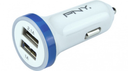 P-P-DC-2UF-K01-RB, Dual USB Car Charger, PNY