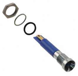 Q8R1CXXB24E, LED Indicator blue 24 VDC, APEM