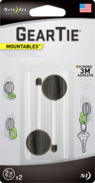 GearTie Mountables 2 Inch Bl/Wh, Gear tie, Nite Ize