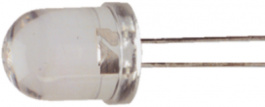 L-813SRC-C, LED; 10мм; красный; 1000?1600мкд; 40°; Поверхность: выпуклая, Kingbright