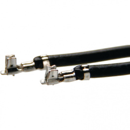 K120121017, Pre-crimped cable DF13 black 500 mm, Stig Wahlstrom Elektronik
