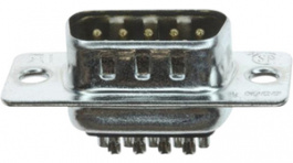 5-747904-5, D-Sub plug 9 Male Solder Cup / Solder Lug/Straight, TE Connectivity