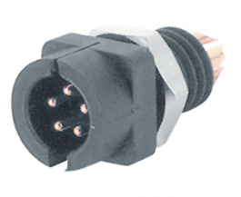09 9791 30 05, Appliance plug, series 719 5-pin Poles 5 3 A 60 VAC/VDC, Binder