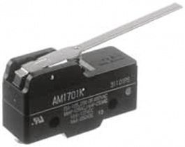 AM1701F, Микропереключатель SNAP ACTION; с рычагом; SPDT; 10A/250ВAC, Panasonic