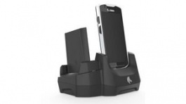CRD-TC5X-2SETH-02, Charging & Ethernet Cradle with Spare Battery Charger, Black, Suitable for TC51/, Zebra