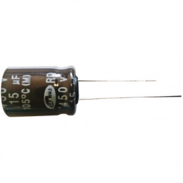 WB1E107M6L011PC459 [1500 шт], Capacitor 100 uF 25 VDC PU=1500 ST, SAMWHA