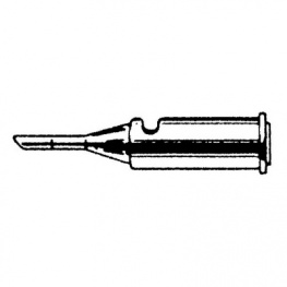 70-01-08, Soldering Tip Round shape beveled 35° 2 mm, Weller