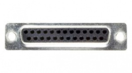 F25S0G1, D-Sub Connector 25 Poles, Socket, Solder Cup, FCT