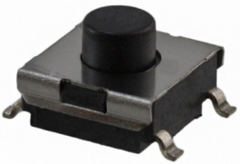 B3FS-1010, PCB Switch black, Omron