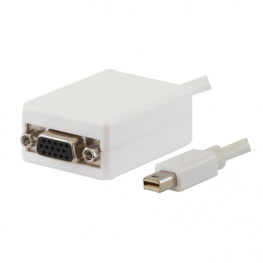 SB-3502-015, Adapter 15 cm Mini DisplayPort - VGA m - f, Maxxtro