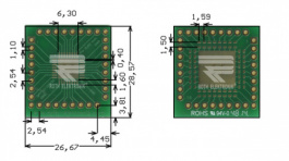 RE934-04E, Prototyping board FR4 Epoxide + chem. Au, Roth Elektronik