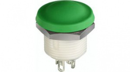 IXP3S13M, Pushbutton Switch, 1NO, Momentary Function, Green, APEM