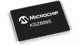 KSZ8995MAI, 5-Port Ethernet Switch Ethernet/Fiber/SPI/I2C/MII PQFP-128, Microchip