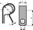 K-8110 Cable Clamp 5.2 mm -45 ... +105 °C Metallic diam. 20.6 mm Zi