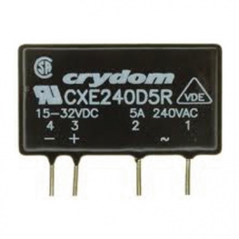 CXE240D5R, Solid state relay single phase 15...32 VDC 5 A AC1, Sensata