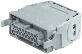 09330100401, Plastic housing, Harting