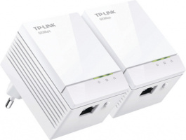 TL-PA6010KIT, Powerline LAN starter kit 1x 10/100/1000 600 Mbps, TP-Link