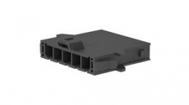 213814-1105, Mega-Fit, Plug Housing, Panel Mount, 5 Poles, 1 Rows, 5.7mm Pitch, Molex