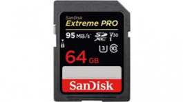 SDSDXXG-064G-GN4IN, Extreme Pro SDXC Memory Card 64 GB, Sandisk