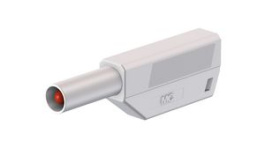 22.2656-29, Вилка; "банан" 4мм; 32А; 1кВ; белый; 2,5мм2; позолота, Staubli (former Multi-Contact )