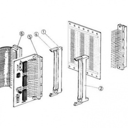 29001-019, Blank connector housing, Schroff